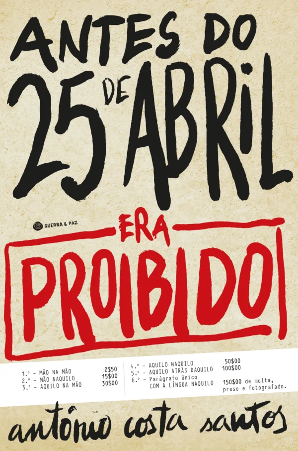 antes do 25 de abril era proibido - capa