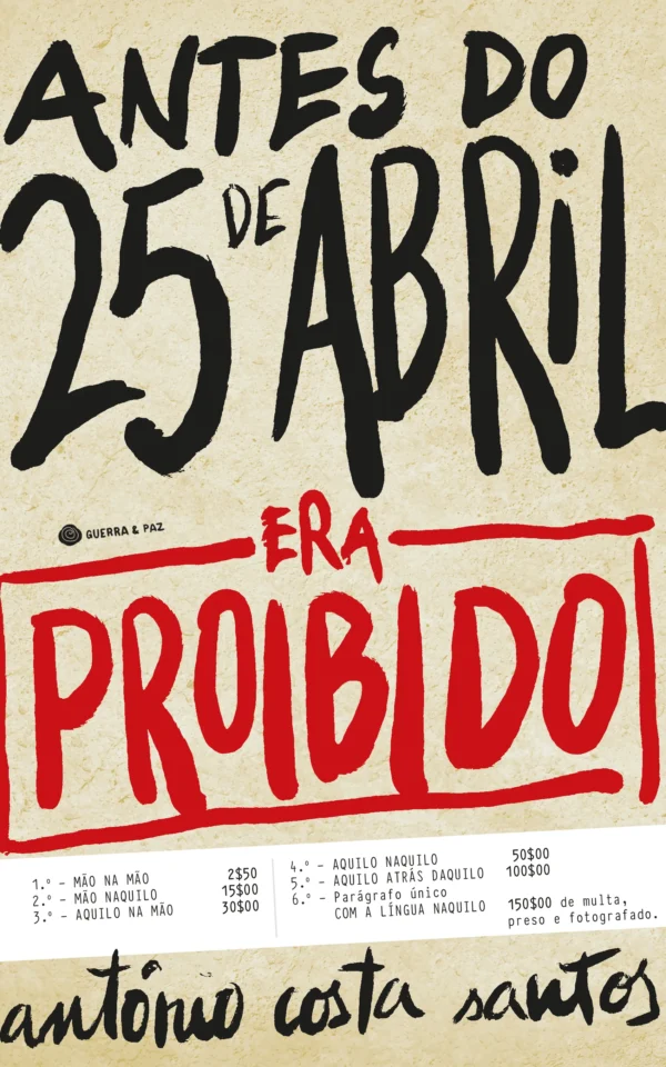 antes do 25 de abril era proibido - capa